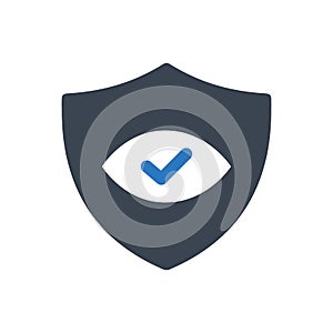 Security sheild icon photo