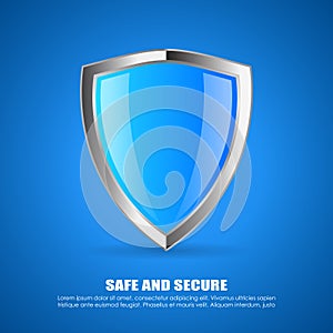 Security shield icon photo