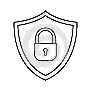 Security shield  Vector Icon which can easily modify or edit