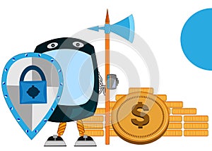 Security software protect data in computer and mobile system applications