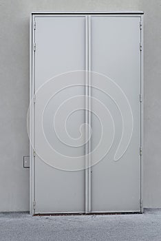 Security Steel Door and Fire Resistance Proofing, Entrance/Exit Swing Double Door