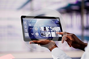 Security System CCTV Camera And Alarm Surveillance