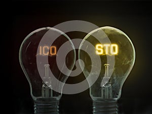 Security Token Offering STO is replacing Initial Coin Offering ICO as a new proposing technology photo