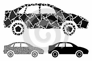 Sedan car Composition Icon of Tremulant Items photo