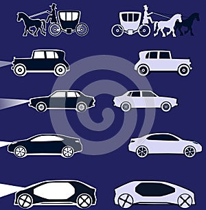 Sedan Car Evolution, in the two centuries