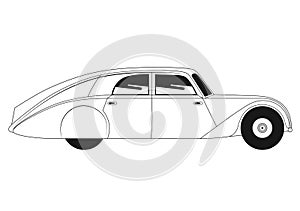 Sedan - vintage model of car