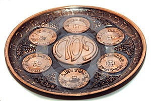 Seder plate vor passover holiday