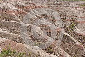 Sediment Layer Details in the Badlands