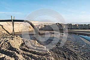 Sediment transposition intervention