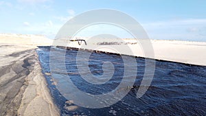 Sediment transposition intervention