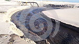 Sediment transposition intervention