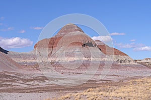 Sedimentary Buttes in the Painted Desert