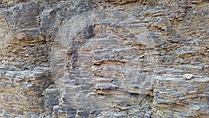 Sedimentary rock layers texture