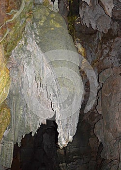 Sedimentary Rocks in Limestone Caves - Baratang Island, Andaman Nicobar, India