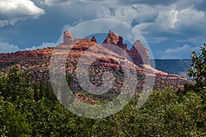 SEDONA, ARIZONA/USA - JULY 30 : Mountains at Sedona Arizona on J