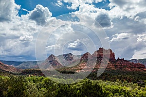 SEDONA, ARIZONA/USA - JULY 30 : Mountains at Sedona Arizona on J