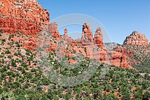 Sedona, Arizona, USA. Red rock formations