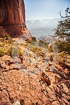 Sedona Desert Hike with Canyon View, First-Person Perspective