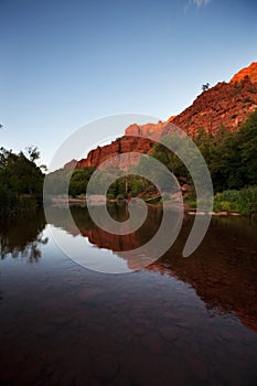 Sedona Mountain Reflection