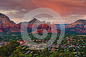 Sedona Virga at Sunset photo