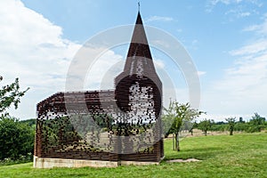 See through church, Borgloon, Belgium