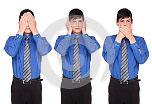 See Hear Speak No Evil - businessman