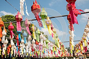 See the lantern in Yeepeng festival. The festival of Chiangmai