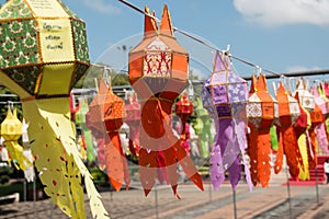 See the lantern in Yeepeng festival. The festival of Chiangmai