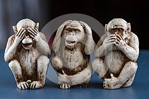 See no evil, hear no evil, speak, no evil