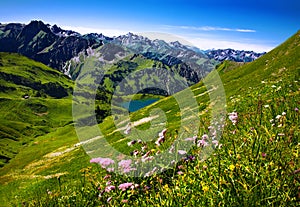 Seealpsee, AllgÃ¤u Alps, Oberstdorf, Germany