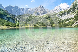 Seebensee lake, Austria photo