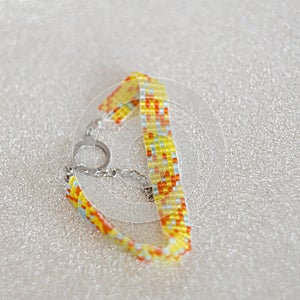 Seed beads handmade bracelet