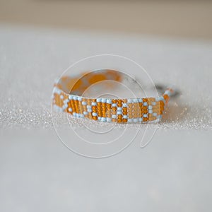 Seed beads handmade bracelet