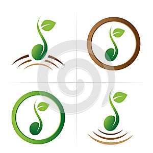 Seed logo symbol collection
