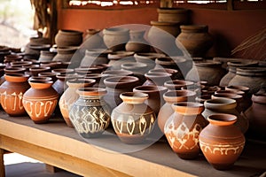 seed storage in traditional clay pots