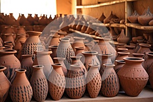 seed storage in traditional clay pots