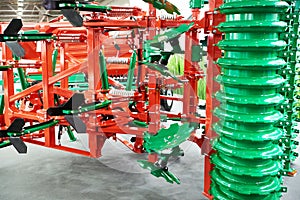 Seedbed roller, harrows and cultivator for agricultural