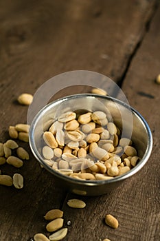 Seeds of peanuts photo