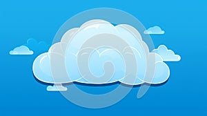 Seeking Apprentice Flat vector illustration of Azubi gesucht in speech bubble on blue background. Minimalistic design