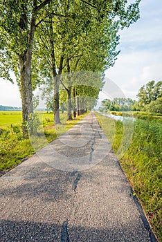 Seemingly endless country road