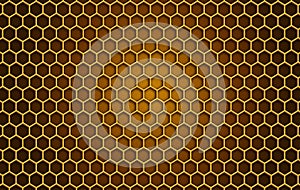 Seemless Honeycomb Pattern Design. Abstract Honeycomb Background.