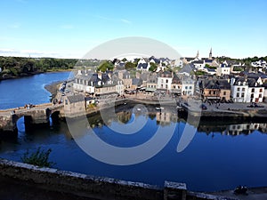 Seen from chateau d\'auray on the port of Saint-goustan