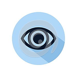 Seen icon line vector for web, software, application, and mobile