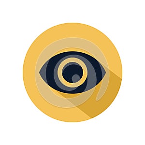 Seen icon vector for web, software, application, and mobile