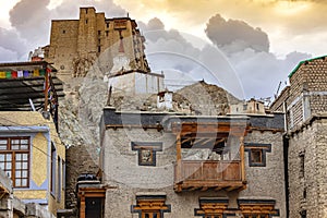 Seen from Leh old city, perched atop the deserted Namgyal Hill, the Leh Palace stands as a testimony of Ladakh`s splendid heritage