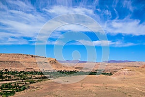 Seen from the top of a berber village.