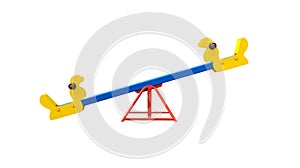 Seesaw for playground photo