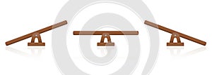 Seesaw Wooden Balance Scale