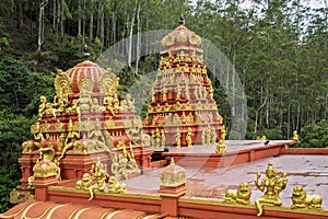 Seetha Amman temple in Nuwara Eliya, Sri Lanka.