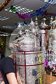 Sefer Torah-Bible. At Simchat Torah the last Jewish holiday Sukkot.